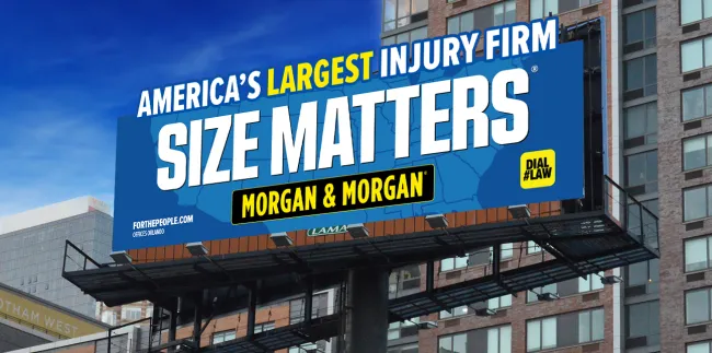 How Important Is Size When Choosing a Law Firm - america's largest injury firm billboard