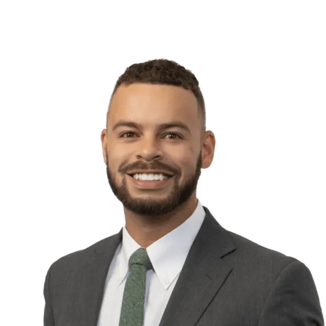 Headshot of Davarian Rousseau, a Jacksonville-based personal injury lawyer from Morgan & Morgan