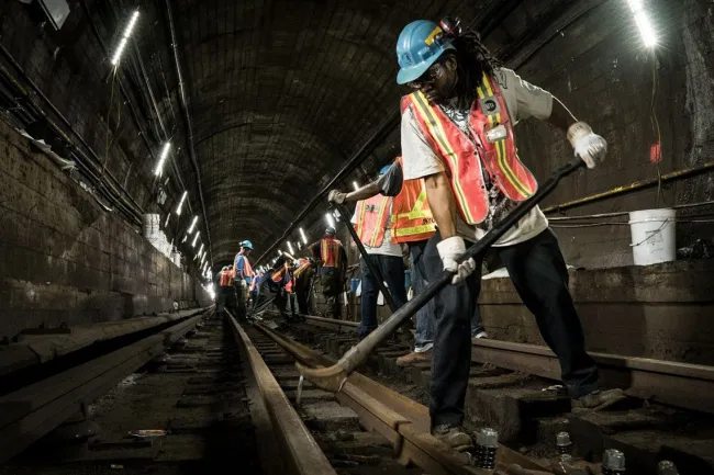 Working Underground Can Be Dangerous for Subway Workers, but Here’s How the MTA Tries to Protect Them - subway worker