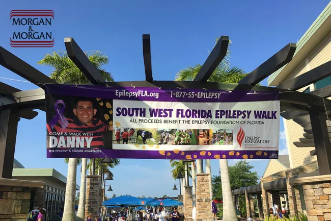 Epilepsy charity awareness walk