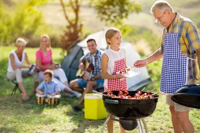 burn injuries from barbeque